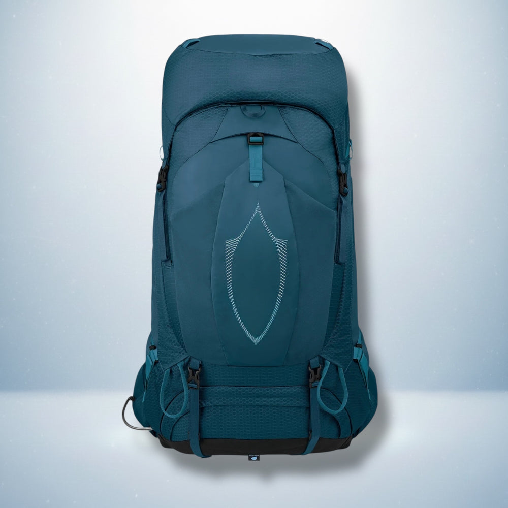 The Atmos 50 | Anti-Gravity Suspension Touring Backpack in Deep Blue