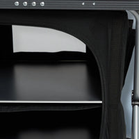 The Elite 3 | Compact 2-Shelf Camping Cupboard with Solid Tabletop