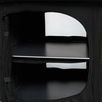 The Elite 3 | Compact 2-Shelf Camping Cupboard with Solid Tabletop
