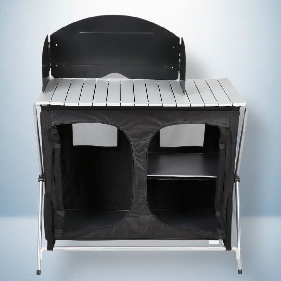 The Elite Kitchen Unit | Portable Camp Cooking Station with Integrated Storage