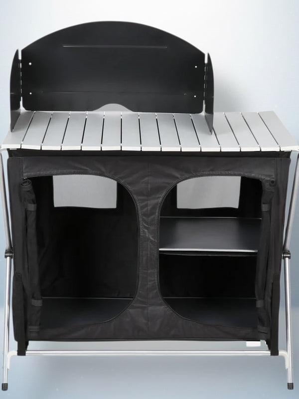 The Elite Kitchen Unit | Portable Camp Cooking Station with Integrated Storage