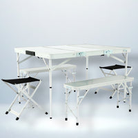 The Elite Picnic Table Set | Versatile Folding Dining Station for 4–6 People