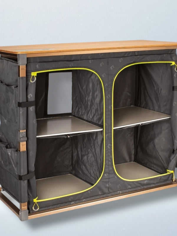 The Eco Fold Twin V2 | Premium Double-Width Bamboo Camp Kitchen