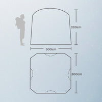 The Air Shelter | Premium Inflatable 3x3m Weather Sanctuary