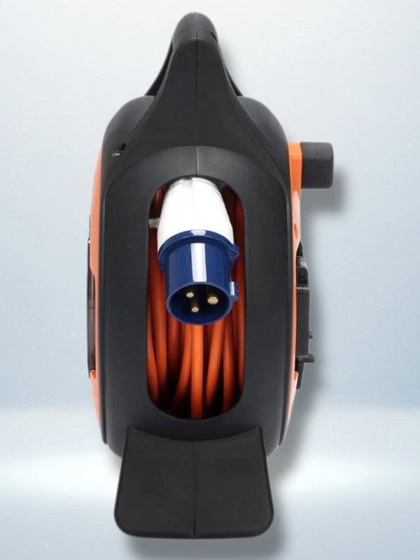 The Mobile Mains Roller | 15m Weatherproof Power Unit with USB & 3-Pin Outlets